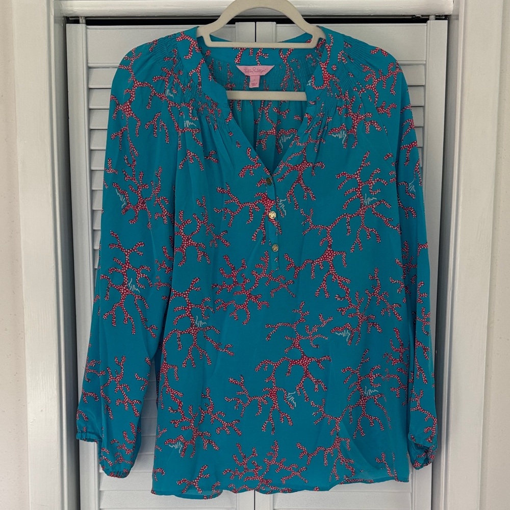 Lily Pulitzer silk blouse